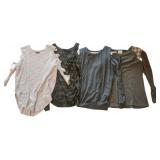(4) Designer Long Sleeve Tops