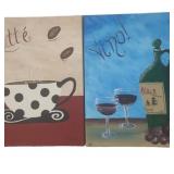 (2) 20"×16" Oil Paintings