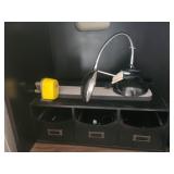 Desk Organizer, Lamp, and Pencil Sharpener