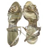 Marc Fisher Gold Formal Heels Size 7.5