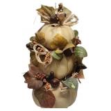 18" Triple Stacked Pumpkins