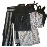 Black and White Tops and Bottoms