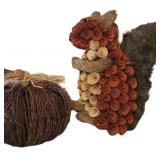 Twig Pumpkin & Squirrel