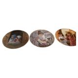 (3) Reco Collector Plates + Wedgewood Plate