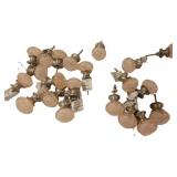 (21) Pink Glass Knobs