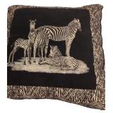 NWOT Beautiful Zebra Throw Pillow
