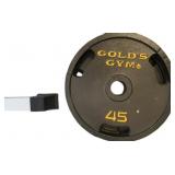 Golds Gym 45 pound weights