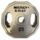 Marcy Grip 25 pound weights