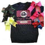 Small Legacy Prep Tee and Cheer Bows