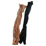 (2) Pair Danskin Fishnet Stockings Size C/D