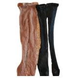 (2) Pair Danskin Fishnet Stockings Size A/B