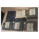 (5) Blue Waverly Grommet Drapery Pairs