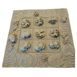 Garden Themed Tic-tac-toe Game for Patio