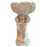23in Plaster Pedestal Basin