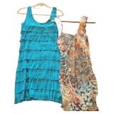 (2) Blue Dresses