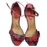 Anne Michelle Summer Picnic Heels Size 7