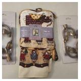 (2) Holdback Finial Sets; Debbie Mum Kitchen Set