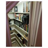 Closet Wall of VHS Tapes