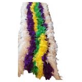 (7) Colorful Feather Boas