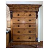Beautiful Victorian Chest of 5 Drawers