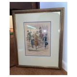 18x22.5 in. La Moda Elegante Ilustrada, Framed