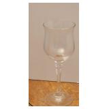 (8) Crystal Wine Glasses