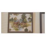 Puff Dear Framed Art 18"×22"