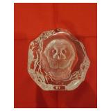 Mats Jonasson Crystal Owl Statue