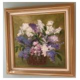 Vintage JL Flower Print