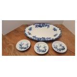17.75"×14" Platter + (3) 4.5" Small Plates