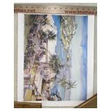 C. Holding Watercolor Print South Hampton,