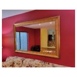44x69in Gold Frame Beveled Mirror