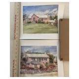 Watercolor Print Artist Signed, Bermuda Cottage