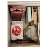 Drawer Of Cookbooks