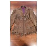 Leather Fringe Jacket