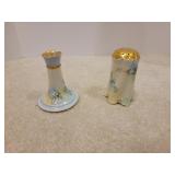 (2) MG Fetherol F. Limoges France Hat Pin Holders