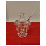 Baccarat Salt Cellar w/ Spoon