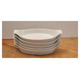 (5) 8"×4" Au Gratin Dishes + 10" Pyrex Bowl