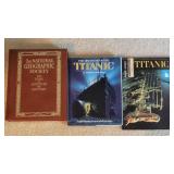 (3) National Geographic and Titanic Books