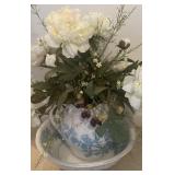 Vintage Trilby J.M. & S. Co. Wash Basin & Pitcher