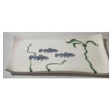 Vintage Aquarium Serving Plate 11in x 6in