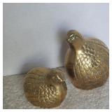 (2) Brass Pheasants