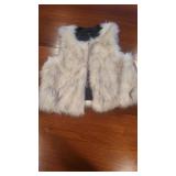 Faux Fur Vest Sz M