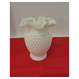 Fenton Milk Glass 6in Vase
