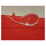 Mats Jonasson Crystal Jona in the Whale Statue