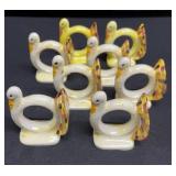 (8) Turkey Napkin Rings
