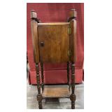 Vintage Cigar Humidor, Side Table