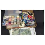 HUGE Crosstitch Supply Lot / Sewing / Fabric