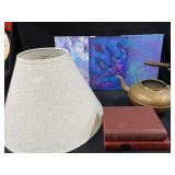 Lampshade +  Tea Pot + Art + Harvard  Classic