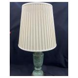 32 in. Marble Base Table Lamp (Green)